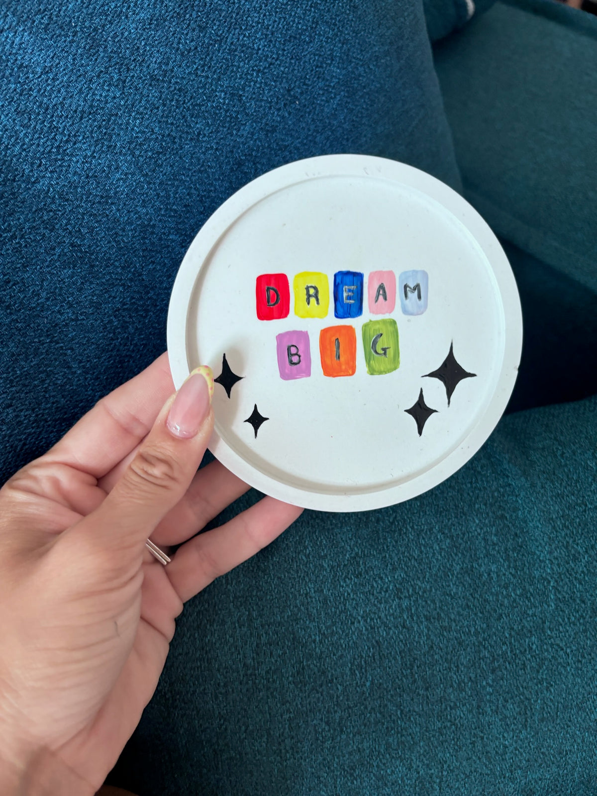 Διακοσμητικό πορσελάνινο Δισκάκι Dream Big
