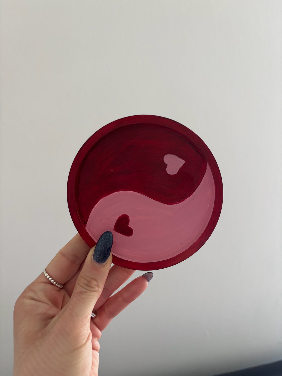 Διακοσμητικό πορσελάνινο Δισκάκι Ying Yang