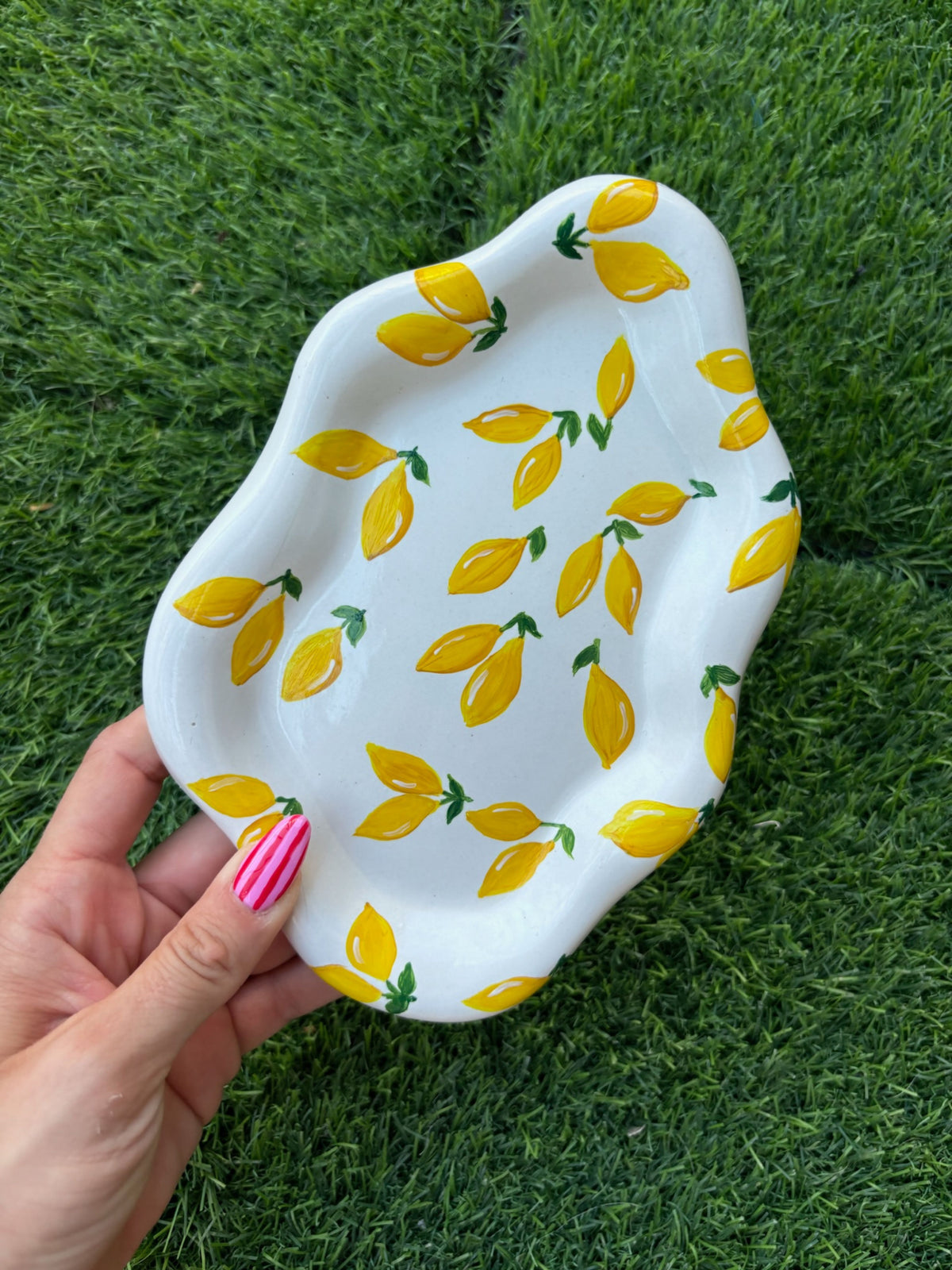 Διακοσμητικό πορσελάνινο δισκάκι Lemon