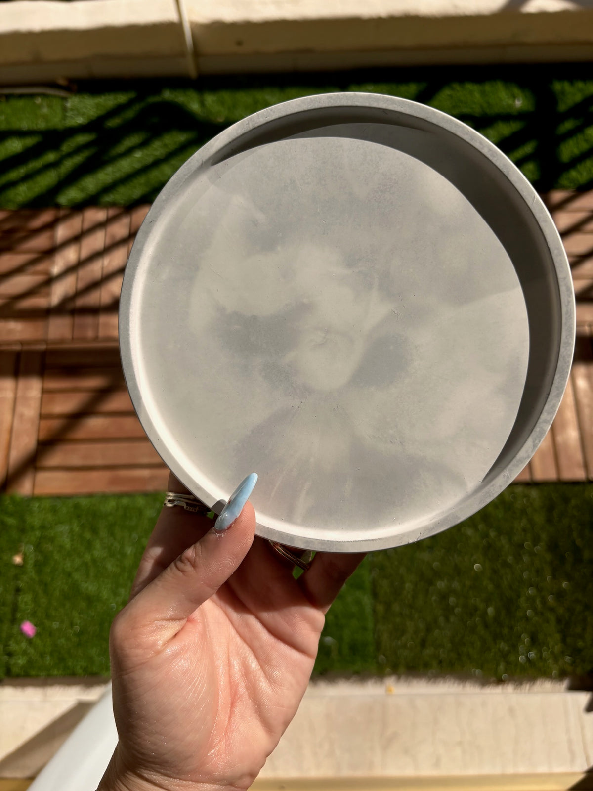 Διακοσμητικό πορσελάνινο δισκάκι Marble