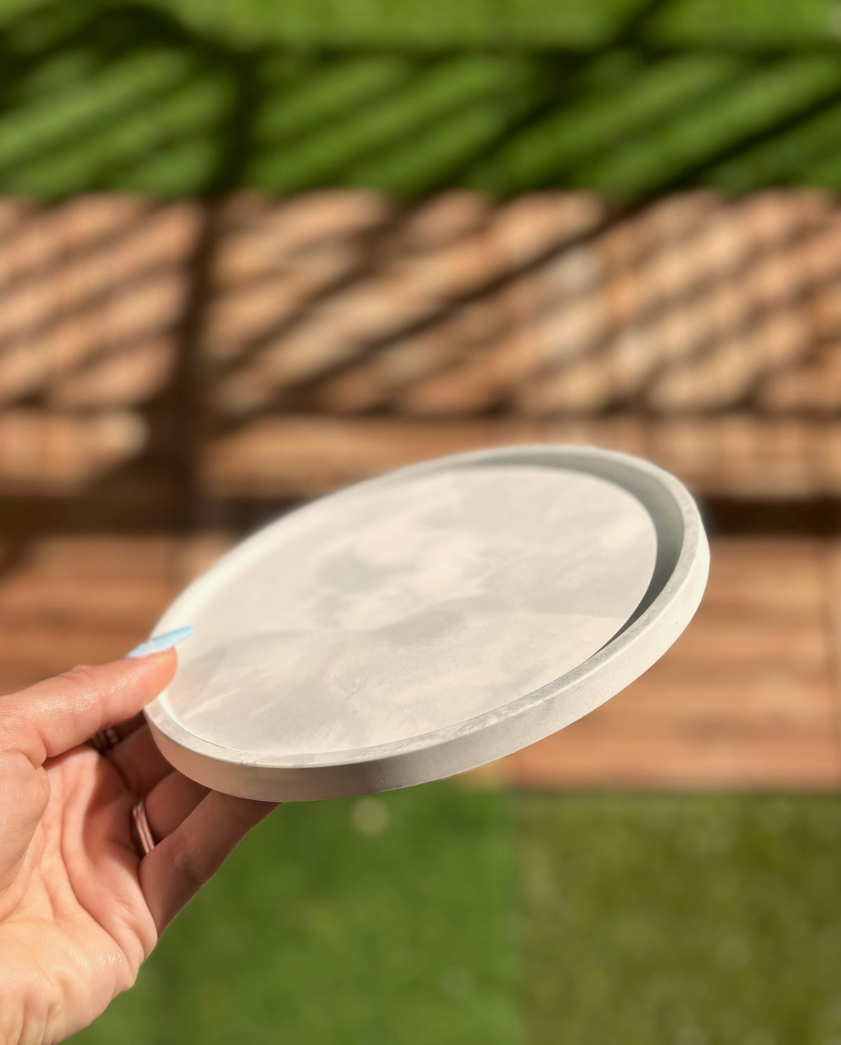 Διακοσμητικό πορσελάνινο δισκάκι Marble