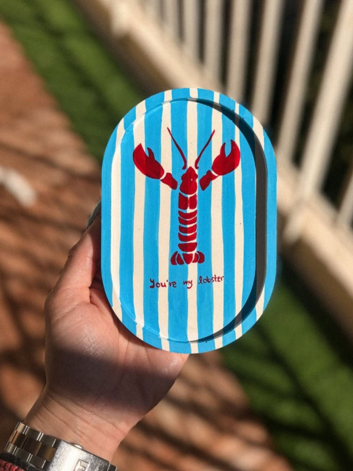 Διακοσμητικό πορσελάνινο δισκάκι Lobster