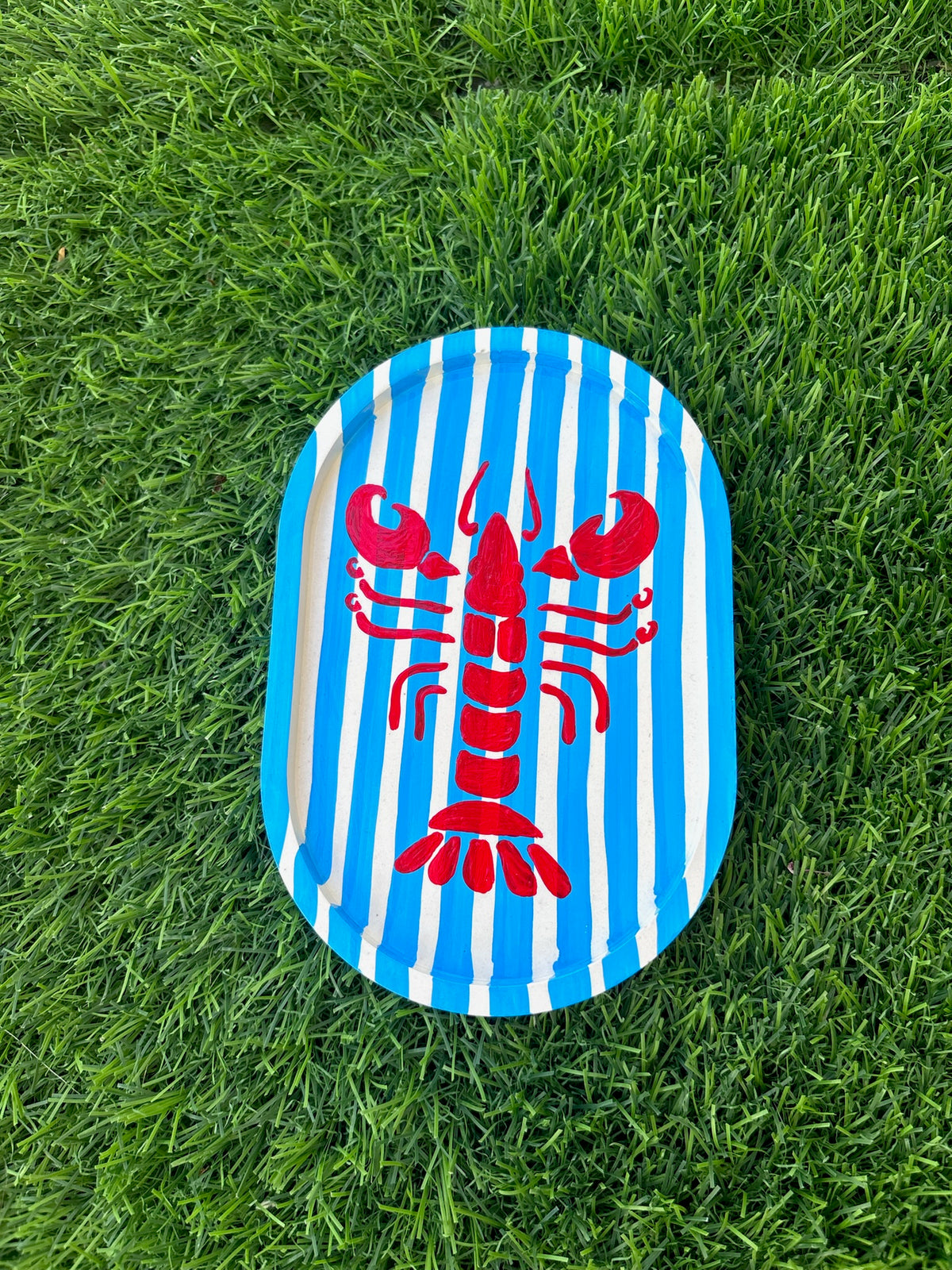 Διακοσμητικό πορσελάνινο δισκάκι Lobster